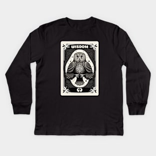 Wisdom Occult Tarot Kids Long Sleeve T-Shirt